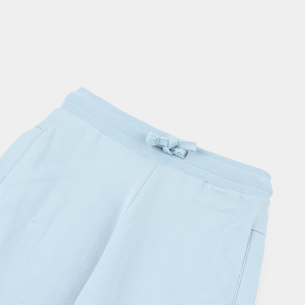 Girls Jersey/Terry Pyjama Coastal Vibes-Blue