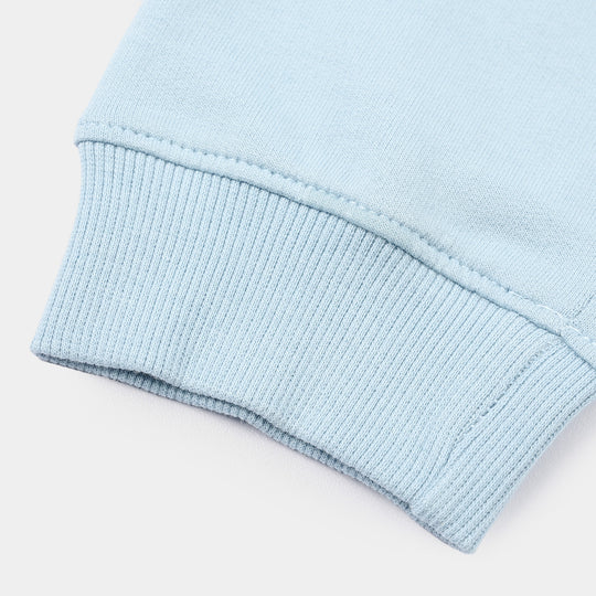 Girls Jersey/Terry Pyjama Coastal Vibes-Blue