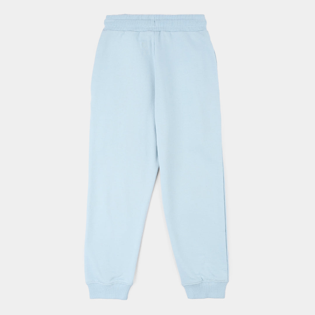 Girls Jersey/Terry Pyjama Coastal Vibes-Blue