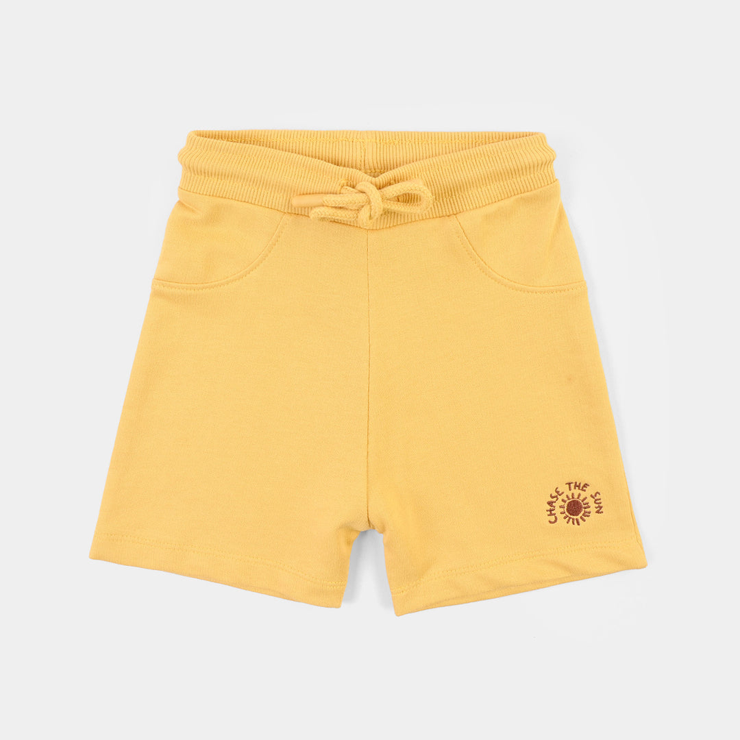 Infant Boys Cotton Terry Short Chase The Sun