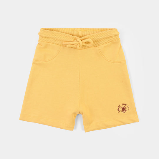 Infant Boys Cotton Terry Short Chase The Sun
