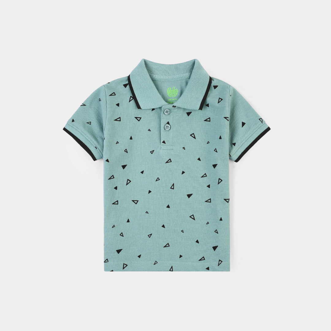 Infant Boys Cotton PK Polo Triangles