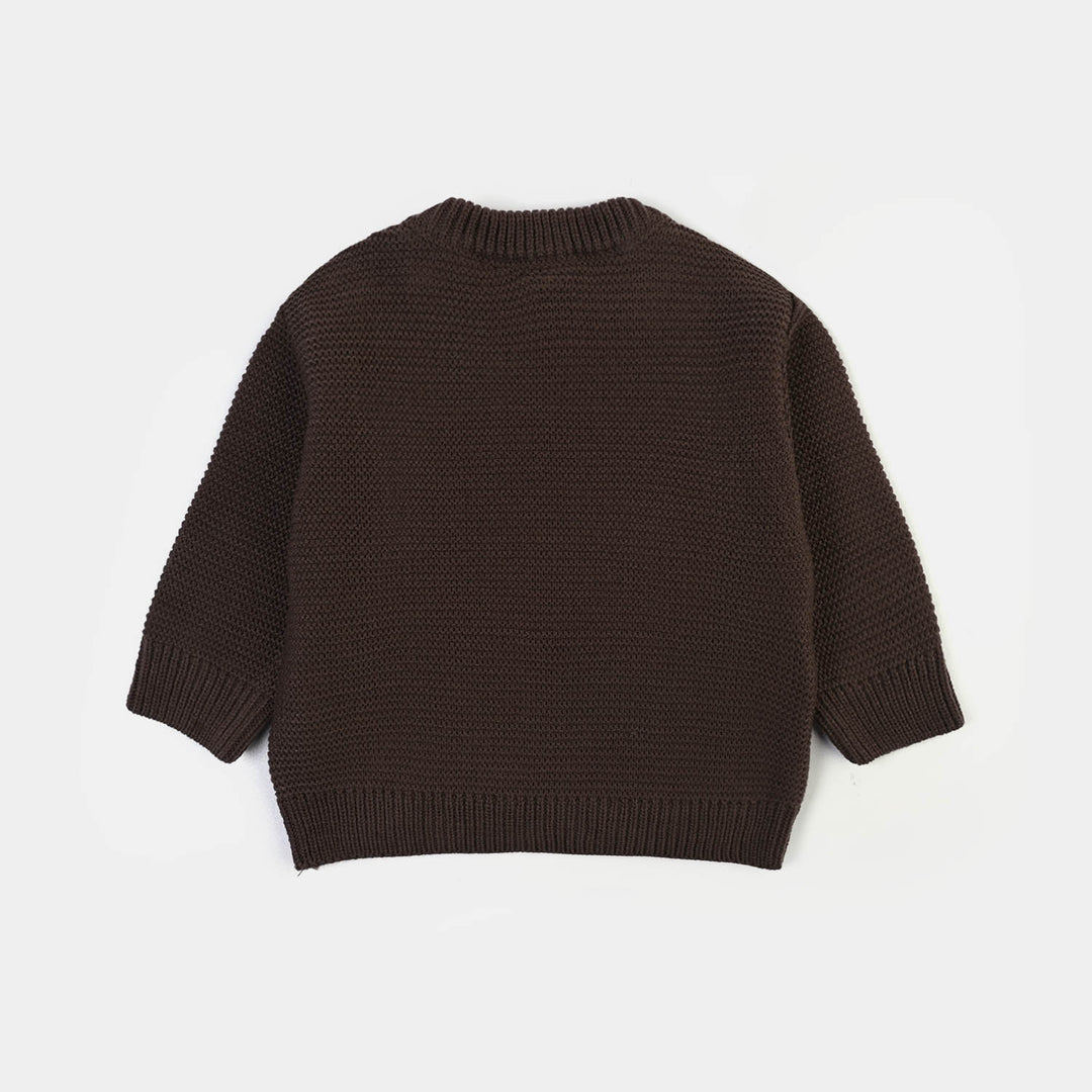 Infant Boys Sweater-Tum Tum - BROWN