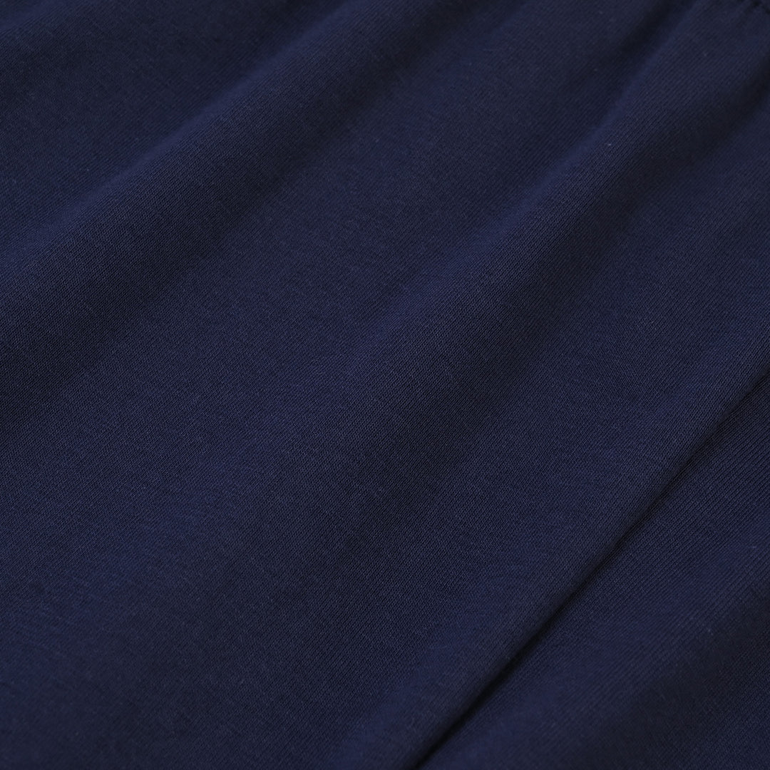 Girls Lycra Jersey Plain Tights Navy