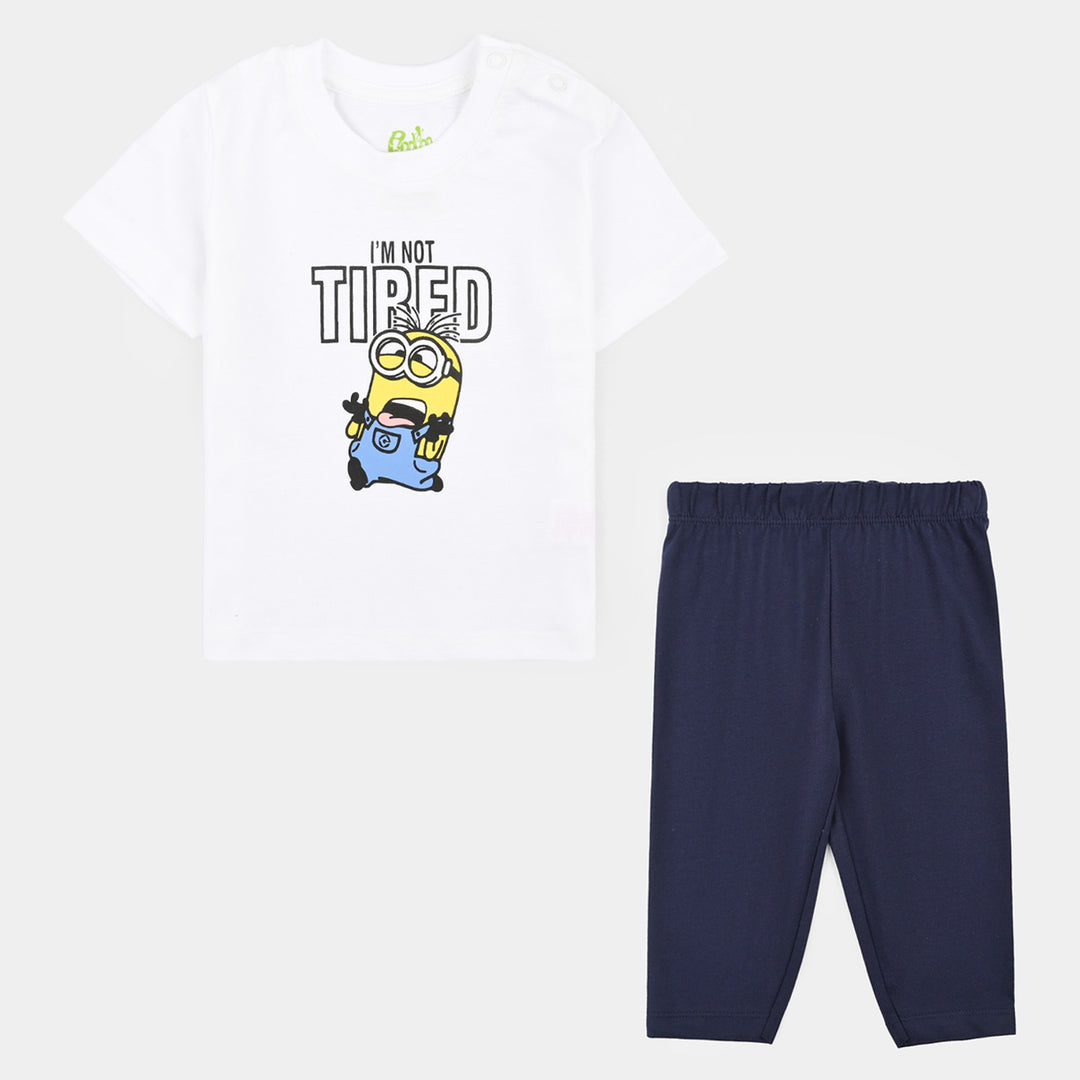 Infant Boys Poly Cotton Jersey Night Suit