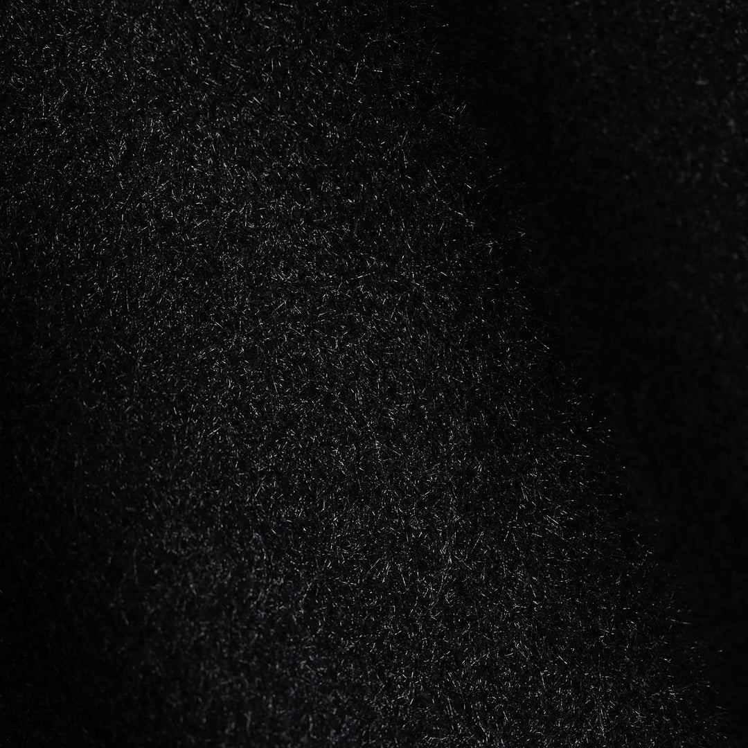 Girls Feather Acrylic Sweater Floral Sequence - Black
