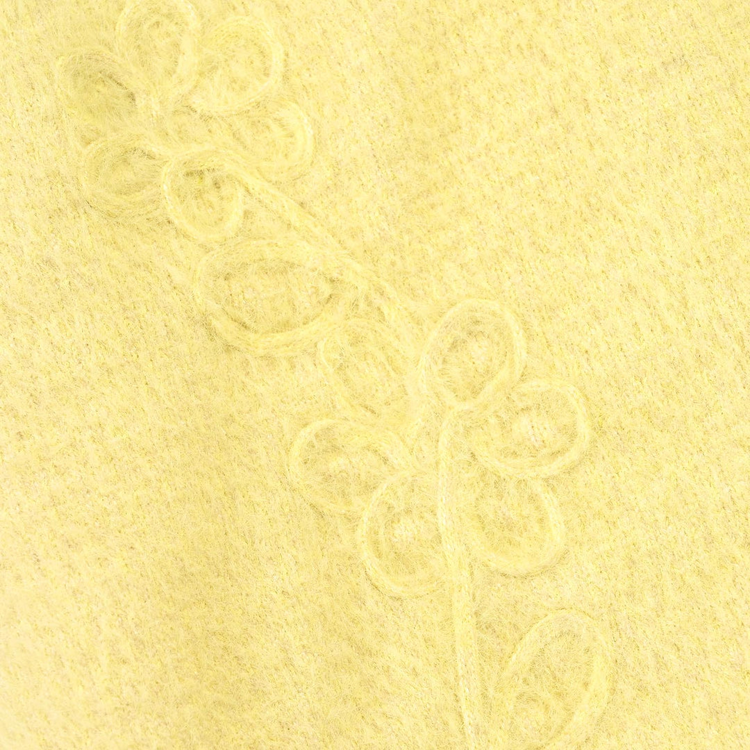 Girls VPN-Acrylic Sweater Love - Yellow