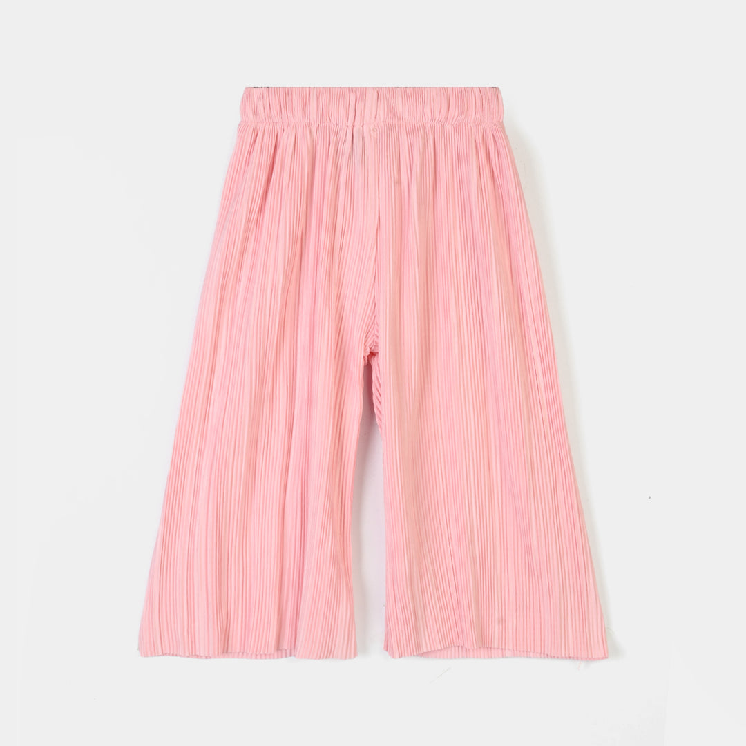 Infant Girls Pleated Pant – Baby Pink