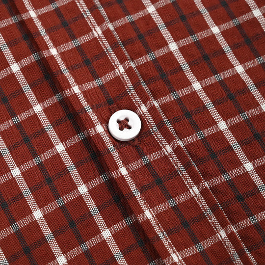 Boys Cotton Casual Shirt - Checkered