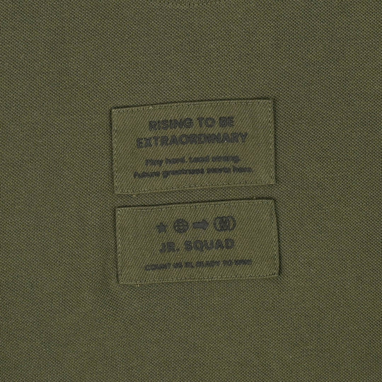 Boys Cotton PK T-Shirt H/S Rising-Olive Green