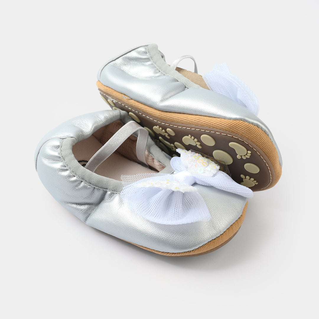 Girls Shoes 2309-SILVER
