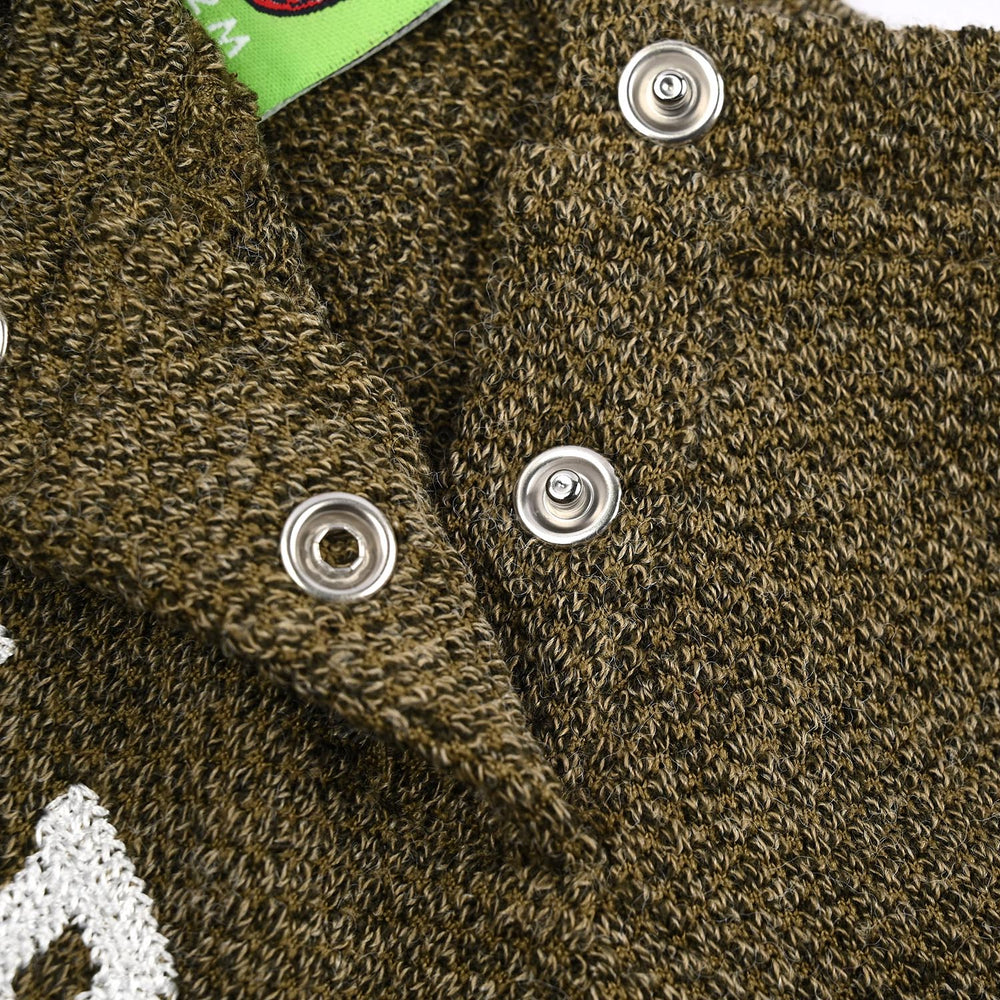 Infant Boys Sherpa Romper Little Champ - GREEN