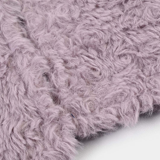 Infant Girls Sherpa Jacket Purple Coat-Purple