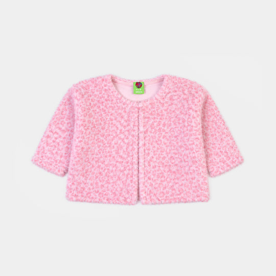 Infant Girls Sherpa Jacket Pink