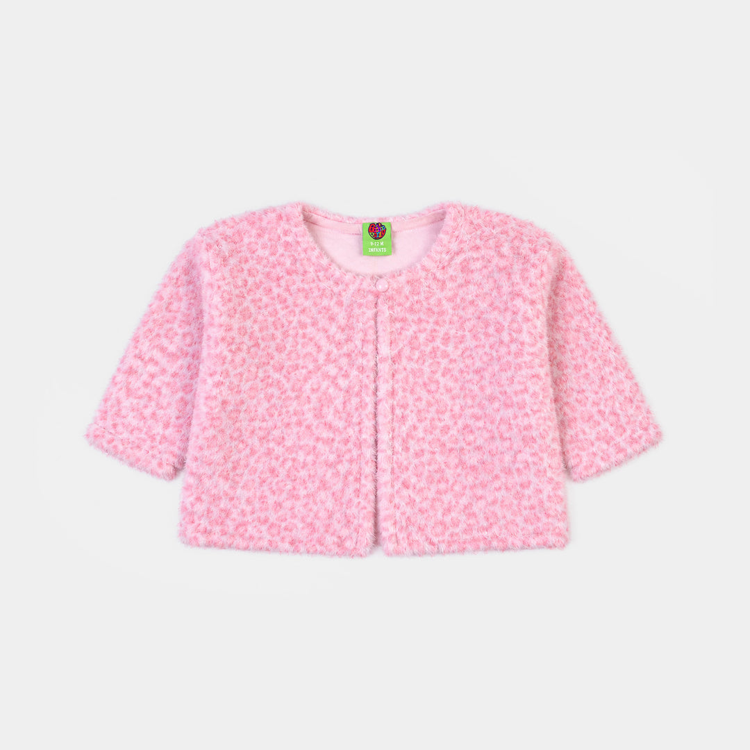 Infant Girls Sherpa Jacket Pink