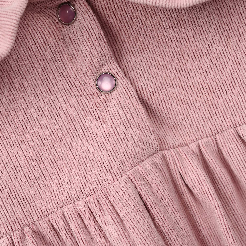 Infant Girls Corduroy Casual Top Bloom - Tea Pink