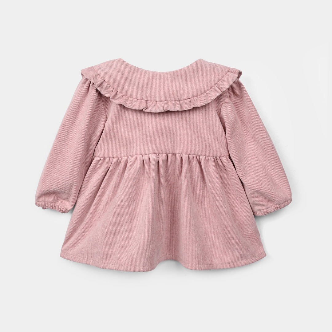 Infant Girls Corduroy Casual Top Bloom - Tea Pink