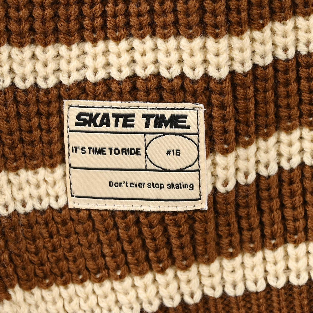 Boys Acrylic Sweater - Brown