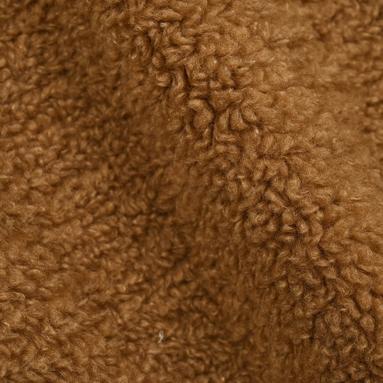 Boys Sherpa Jacket - Brown