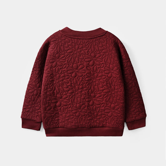 Girls Quilted Jacket Pattern - RED