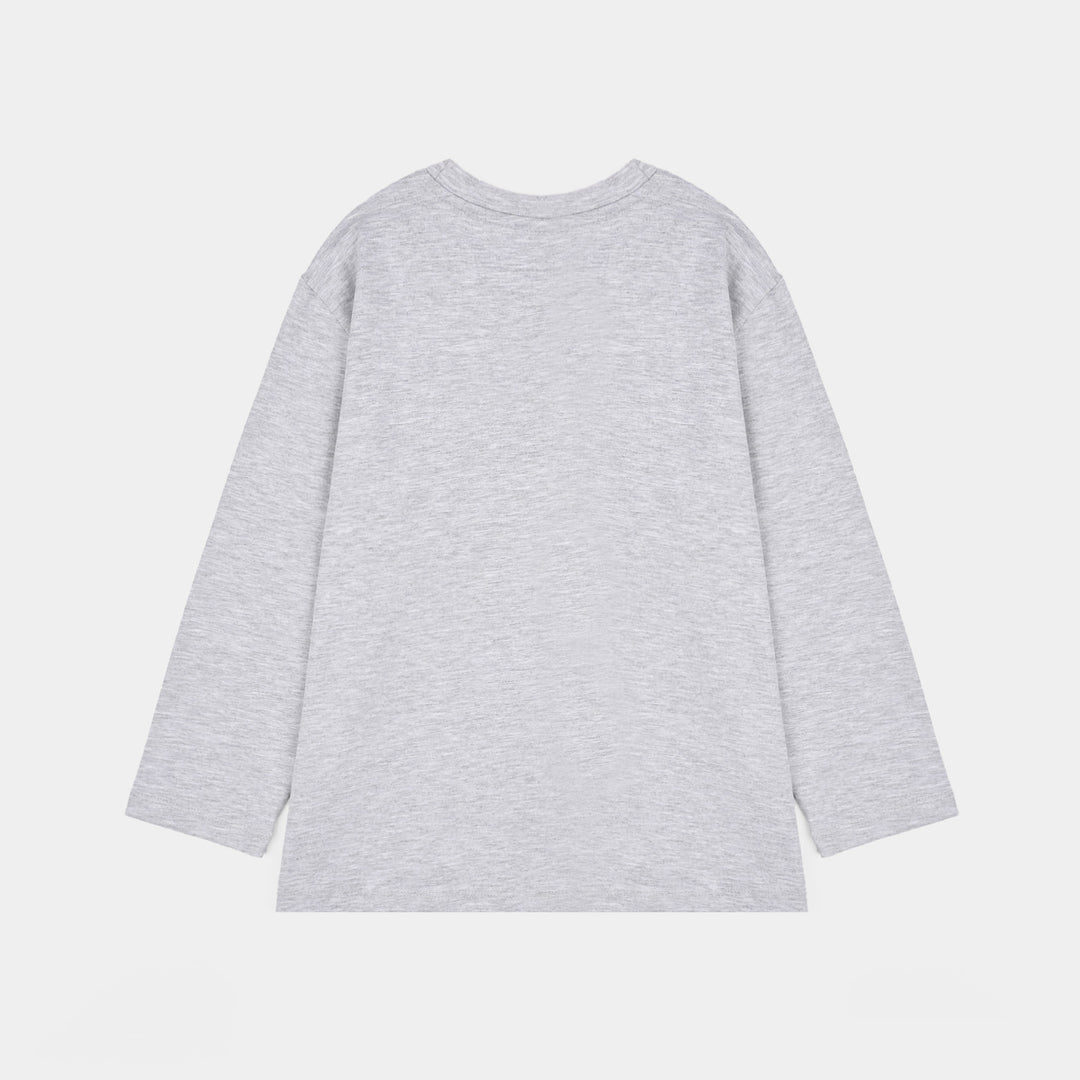 Boys Lycra Jersey T-Shirt Character - GREY