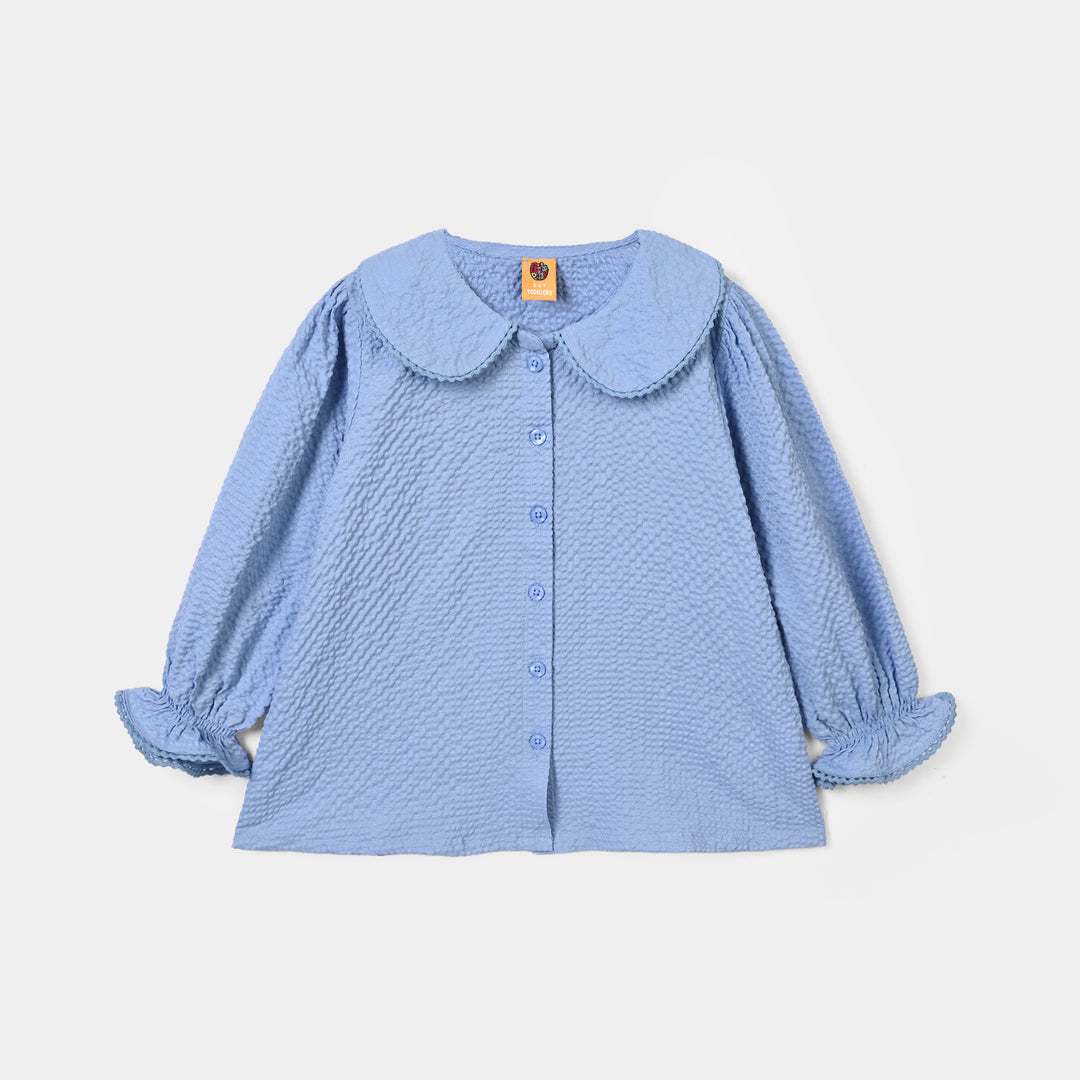 Girls Polyester Co-Ord Set Breeze - Steel Blue