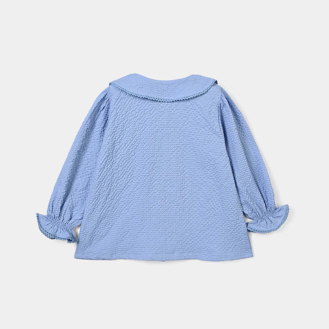 Girls Polyester Co-Ord Set Breeze - Steel Blue