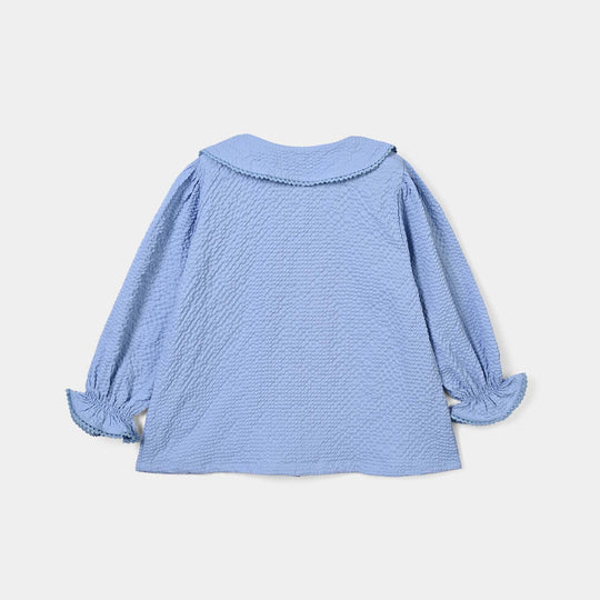 Girls Polyester Co-Ord Set Breeze - Steel Blue
