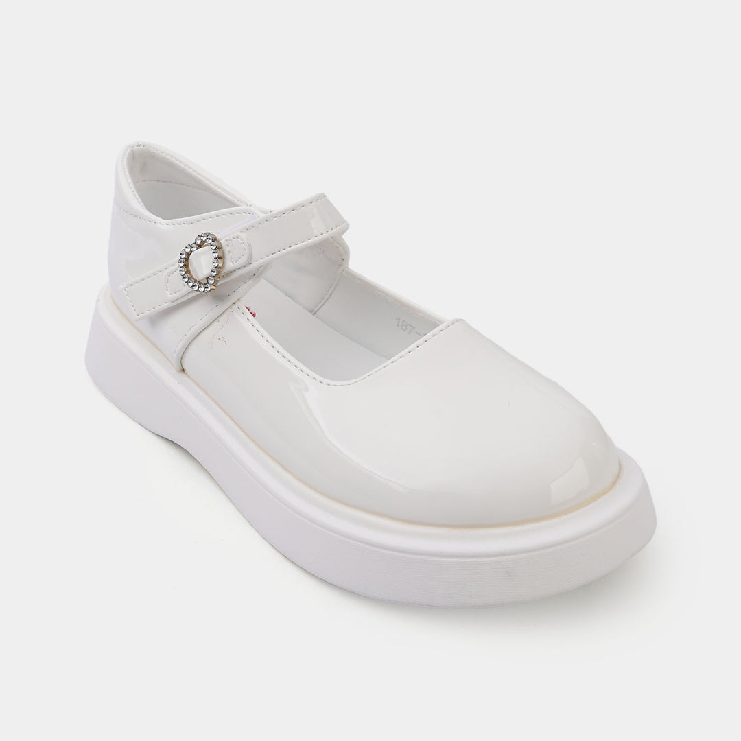 Girls Pumps 187-1-White