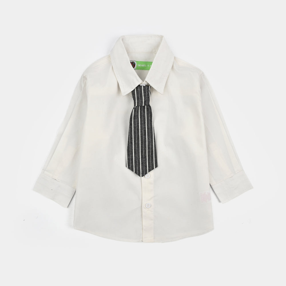 Infant Boys Yarn Dyed 3PC Suit-Lil Dapper - GREY