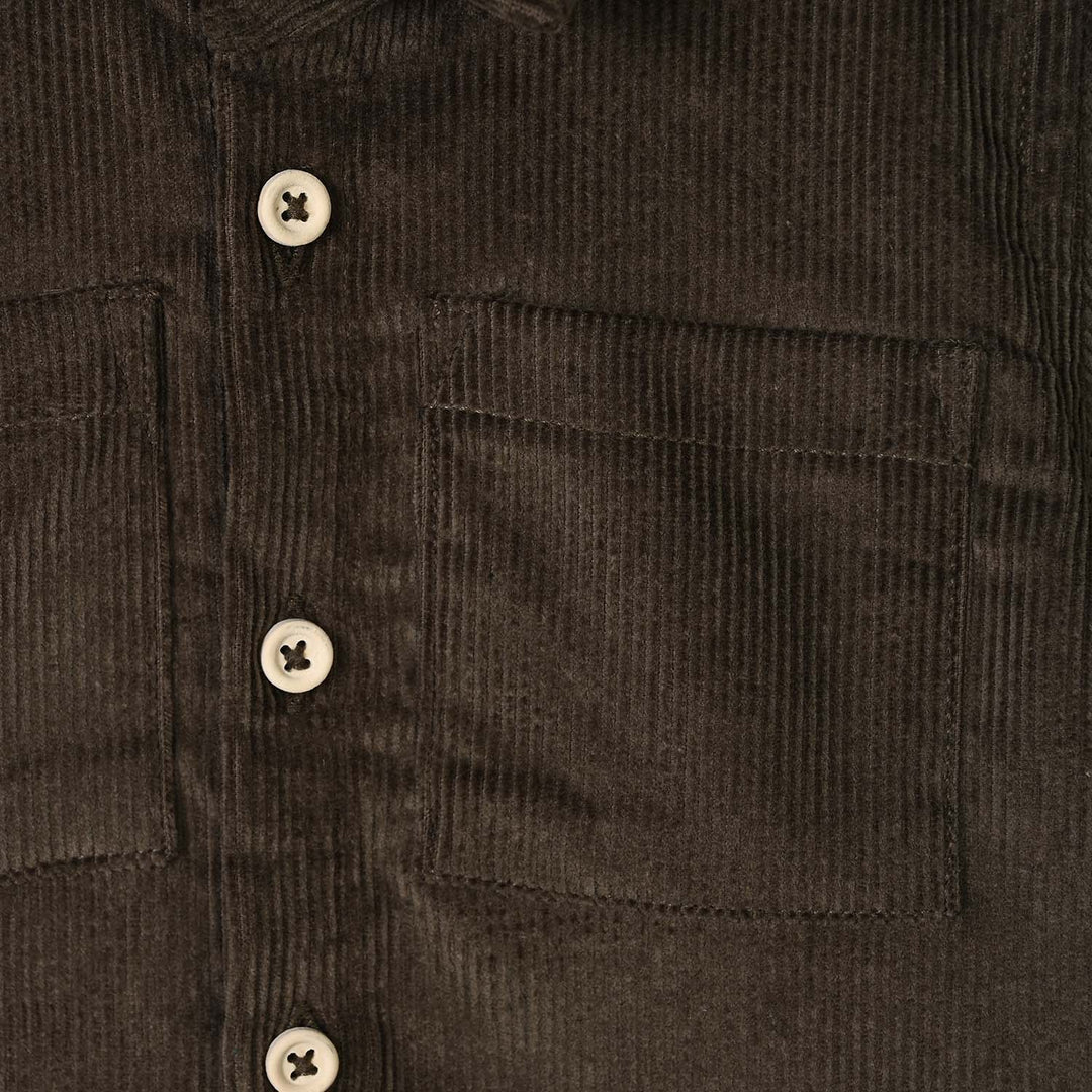Infant Boys Corduroy Shirt (Olive Corduroy)