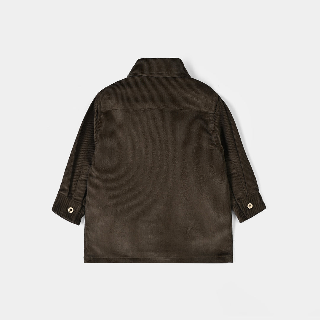 Infant Boys Corduroy Shirt (Olive Corduroy)