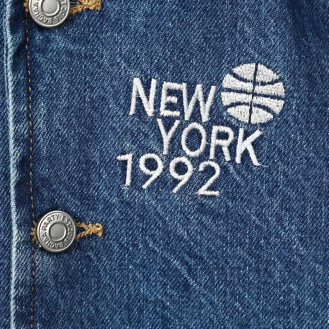 Infant Boys Denim Rigid Jacket NEW YORK - Blue