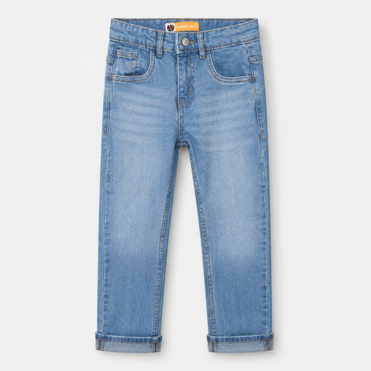 Boys Denim Stretch Pant Basic - Blue