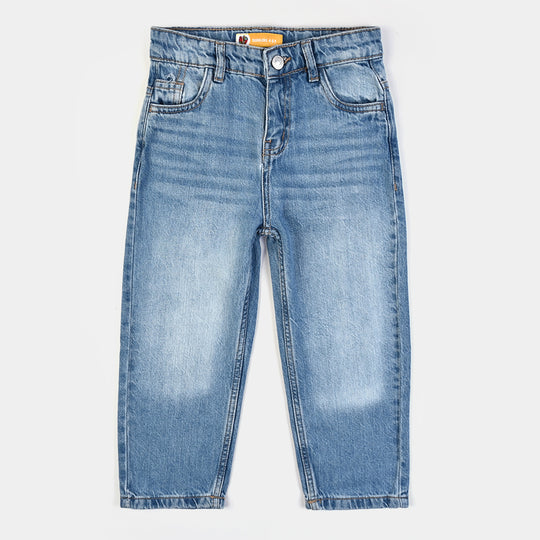 Boys Denim Stretch Pant Basic - Blue
