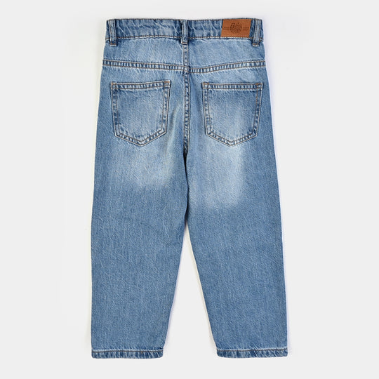 Boys Denim Stretch Pant Basic - Blue