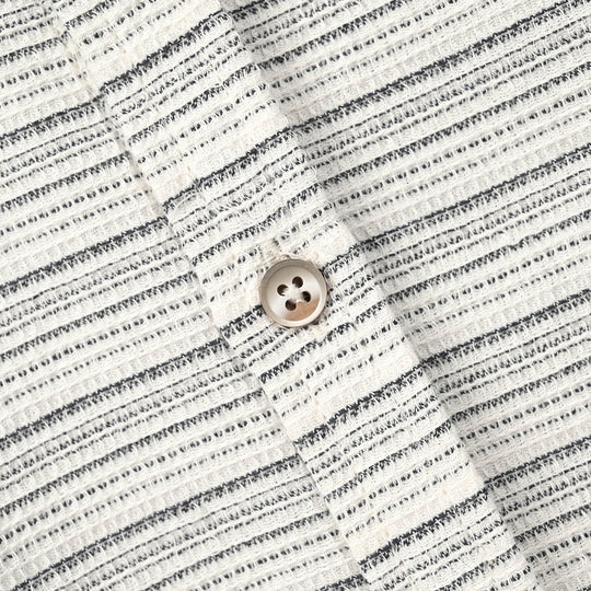 Boys Yarn Dyed Shirt Boat - Light Grey