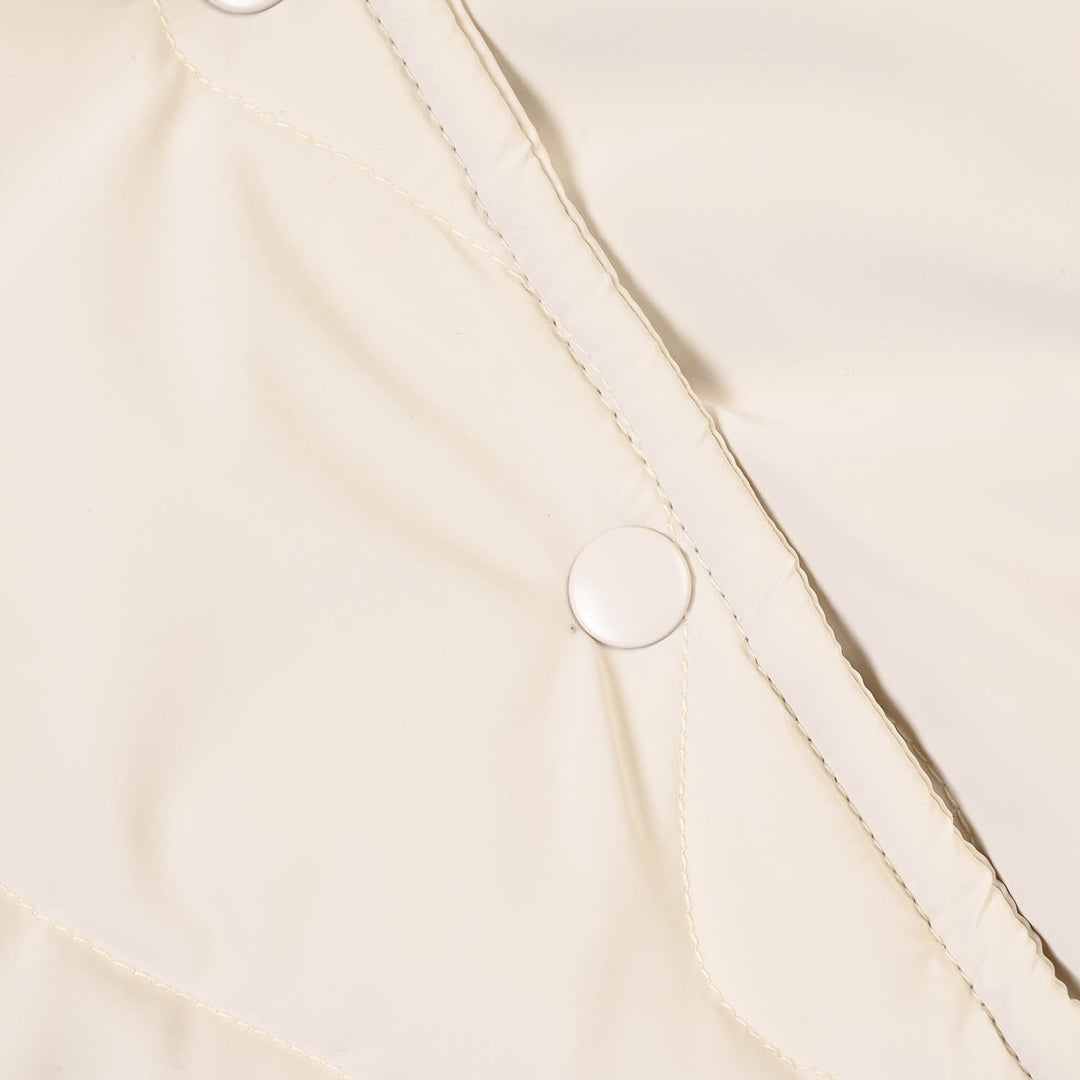 Infant Girls Quilted Jacket Peter Ban - Off White