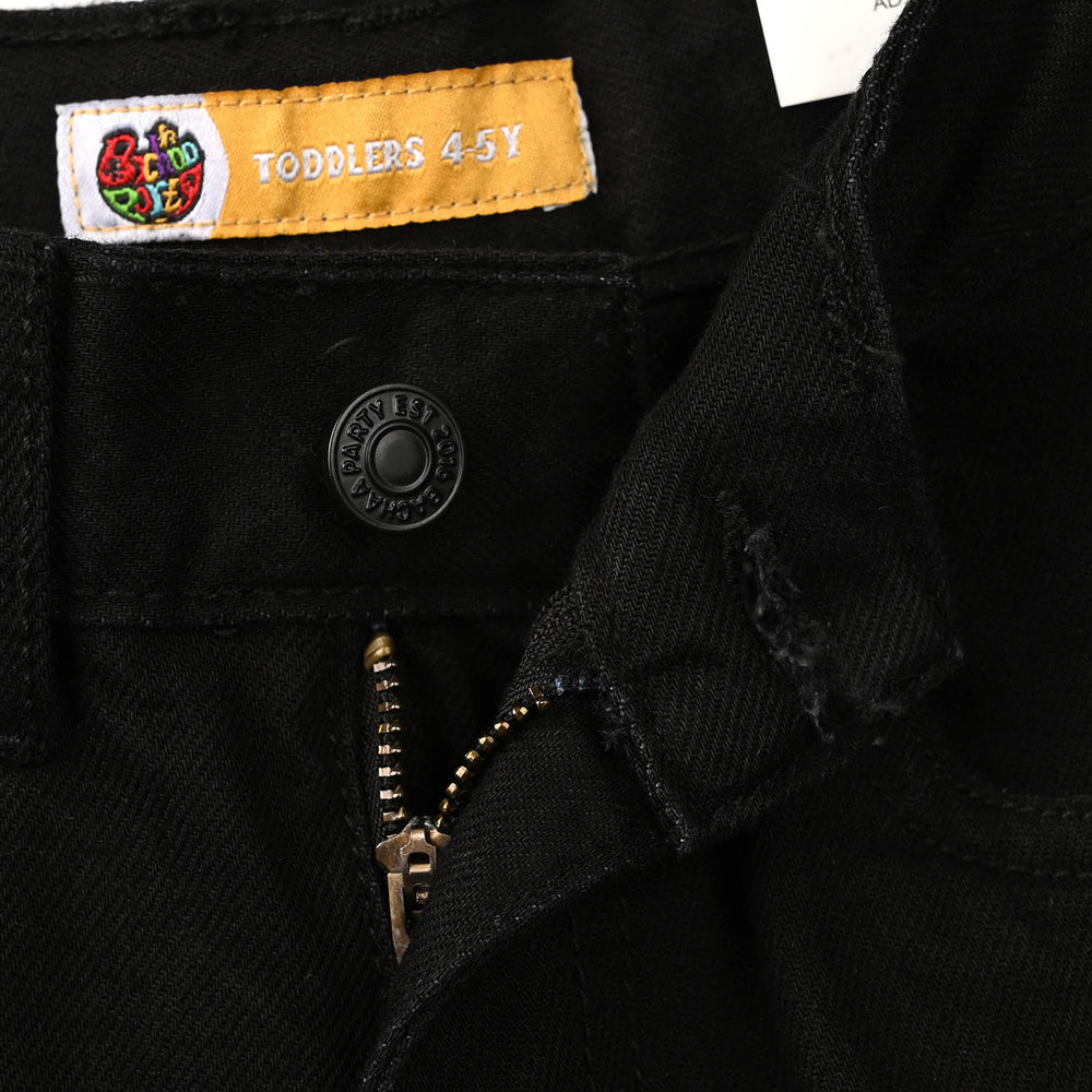 Boys Denim Stretch pant (relaxed)-BLACK