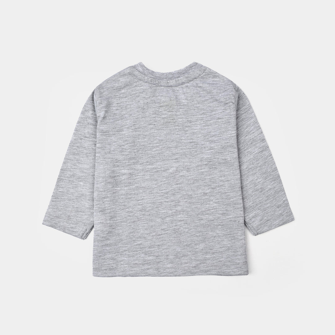 Infant Boys Poly Cotton Jersey Night Suit Racing Character - GREY