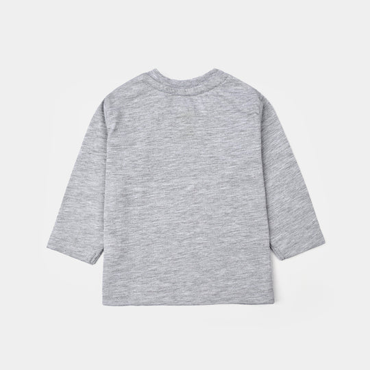 Infant Boys Poly Cotton Jersey Night Suit Racing Character - GREY