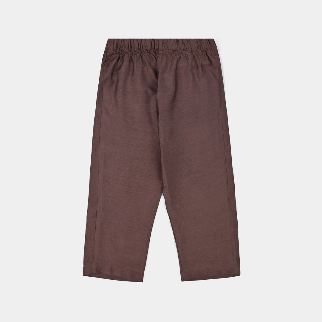 Boys Poly Cotton 2Piece Suit (Jagmag) - BROWN