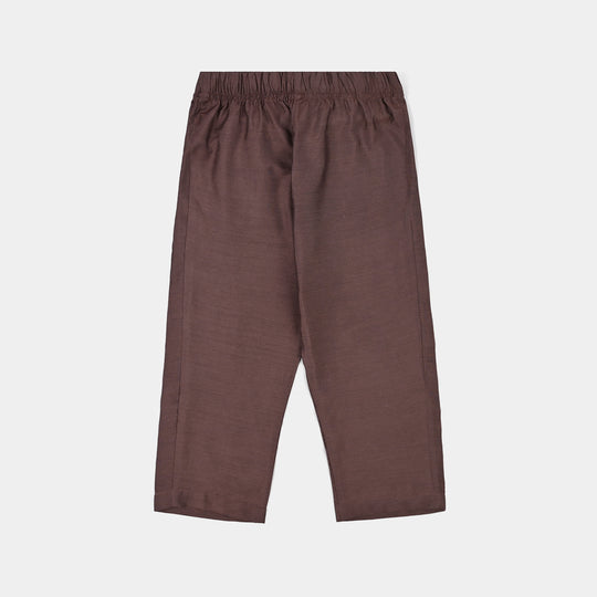 Boys Poly Cotton 2Piece Suit (Jagmag) - BROWN