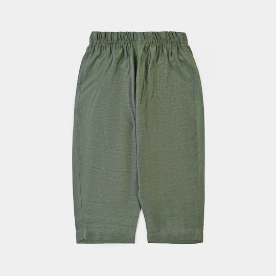 Infant Boys Poly Cotton 2Piece Suit (Dhanak) - GREEN