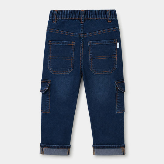 Boys Denim Stretch Pant In The Moment - Dark Blue