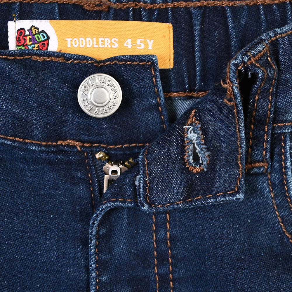 Boys Denim Stretch Pant In The Moment - Dark Blue