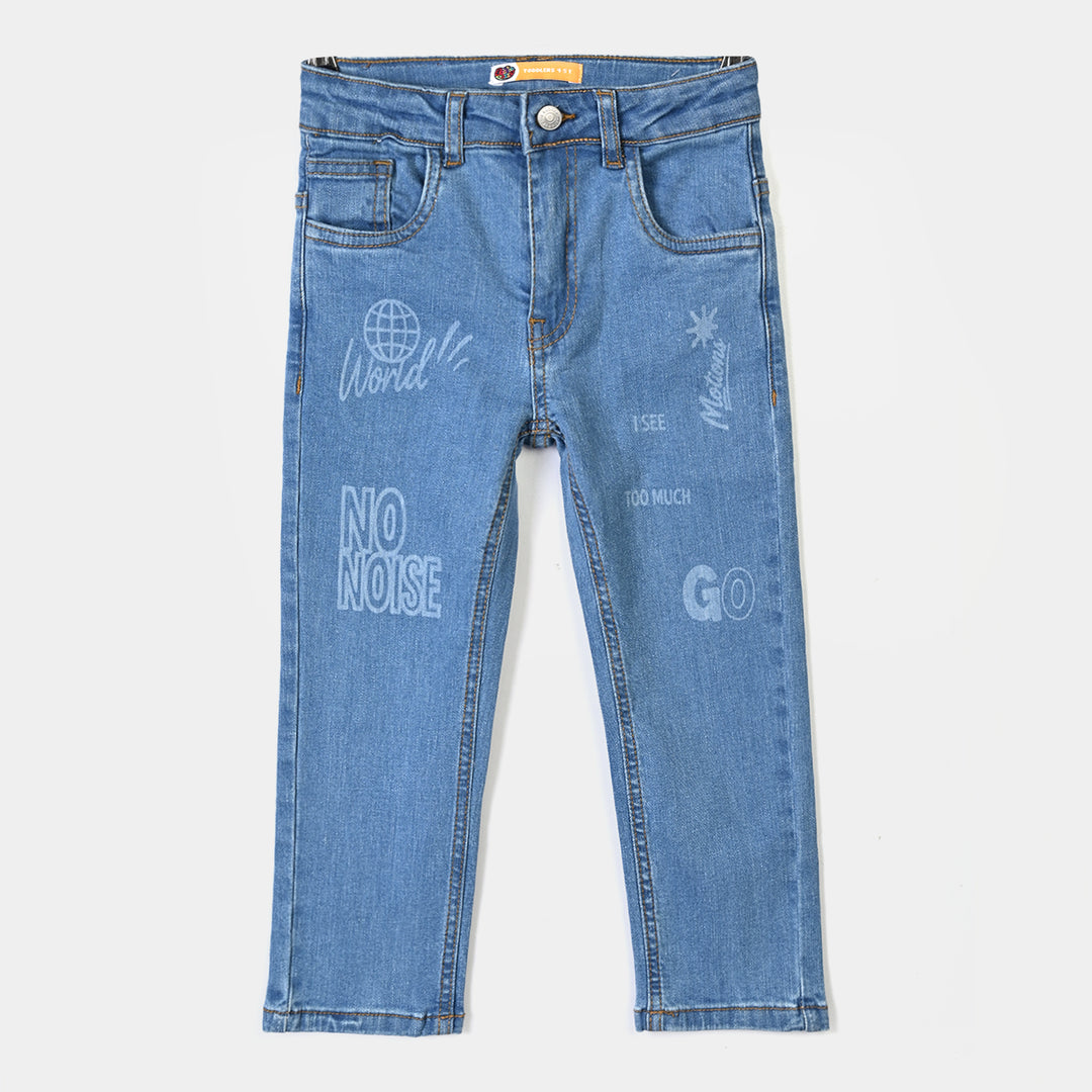 Boys Denim Rigid Pant No Noise - Light Blue
