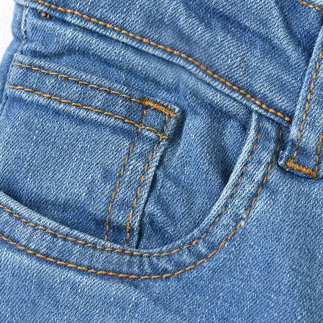 Boys Denim Rigid Pant No Noise - Light Blue