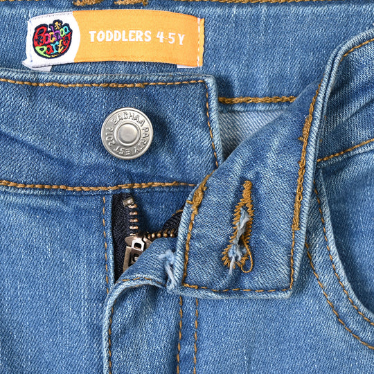 Boys Denim Rigid Pant No Noise - Light Blue