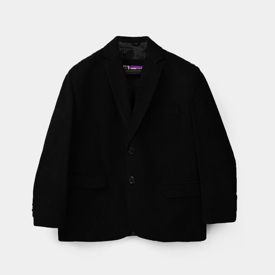 Boys Corduroy Blazer-BLACK